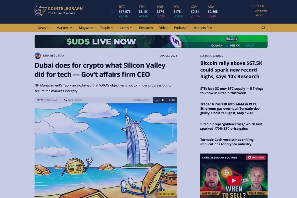 VARA Crypto Licensing News