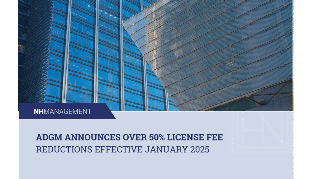 ADGM license fee reduction 2025